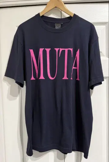 미사용 muta acanthus 한정판 빅 로고 티셔츠 7 XL