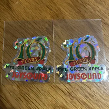 Mrs. GREEN APPLE 10주년 기념 씰 2매 세트