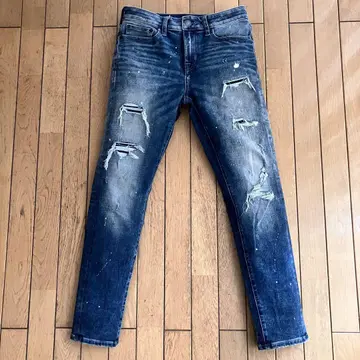 American Eagle 데미지 데님 청바지 아메리칸 이글