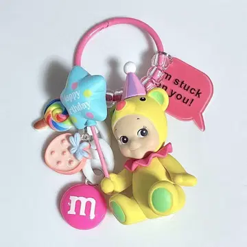 SALE 자라자라 키링 소니엔젤 벌스데이 옐로우 컬러