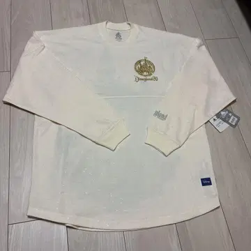 Disney Disneyland 70주년 라메 믹스 긴팔 티셔츠