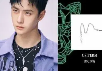 왕이보 OSITERM 정품 목걸이