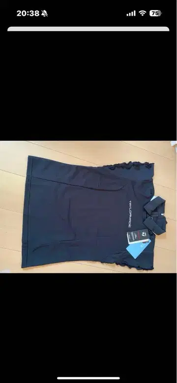 테일러메이드 프릴 블랙 골프 셔츠
