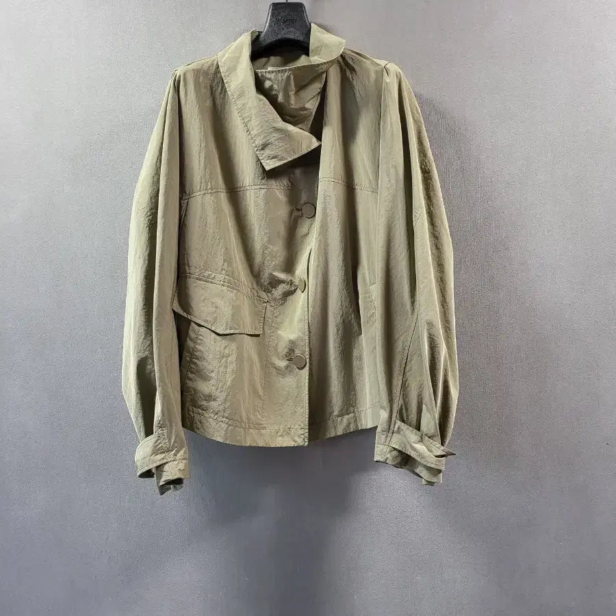 コート FACADE PATTERN Cotton Balmacan coat_cream Beige Cotton Blend Balmacaan Trench Coat by COOR on Sale
