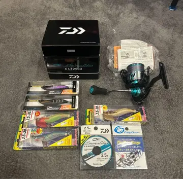 [미사용] Daiwa 에메랄다스 X LT2500 + 에기 등