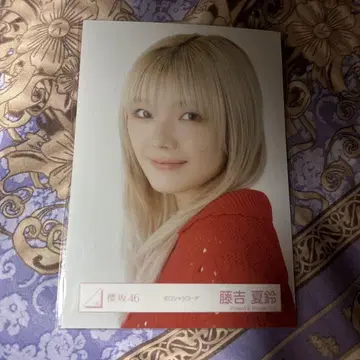 사쿠라자카46 후지요시 카린 브로마이드 폴로 셔츠 코디 요리