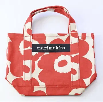 marimekko 우니코 토트백 빨간색 베이지