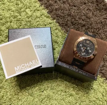 MICHAEL KORS 골드 블랙 여성용 시계