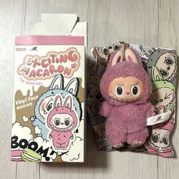 라부부 Labubu 마카롱 봉제 인형 펜던트 Lychee Berry