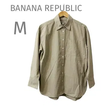 BANANA REPUBLIC 바나나리퍼블릭 베이지 긴팔 셔츠 M