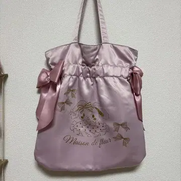 bonbonribbon Maison de fleur 더블 리본 토트백