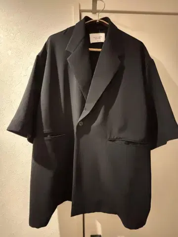 PUBLIC TOKYO 조젯 하프 슬리브 자켓