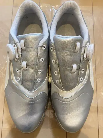 [ PUMA ] 새상품급 실버 골프화