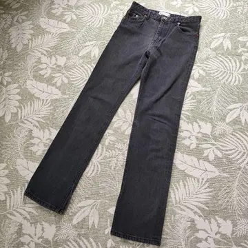 [새상품급] ZARA 남성용 블랙 데님 청바지 38 밑단 사이드 슬릿