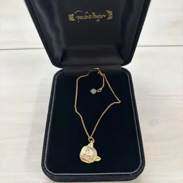 [미품] mother/cat&green stone BRACELET