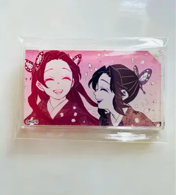 귀멸의 칼날 원화전 카나에 시노부 아크릴 키링 자매