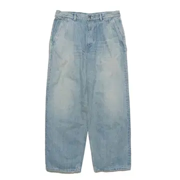Graphpaper Selvage 데님 Two Tuck 팬츠