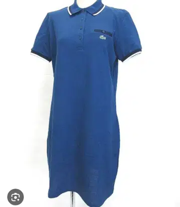 Lacoste 스포츠 네이비 폴로 셔츠 원피스 반팔