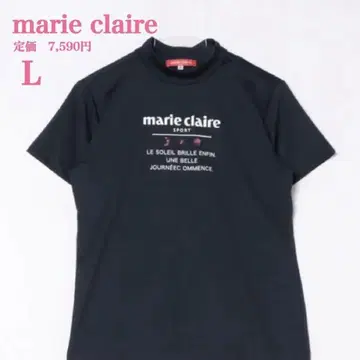 새상품 [marie claire] 마리끌레르 골프 모크넥 셔츠 L