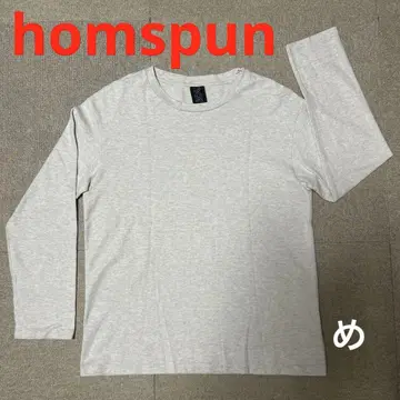 일본제 homspun 홈스펀 긴팔 티셔츠 탄탄한 원단 남녀 롱T