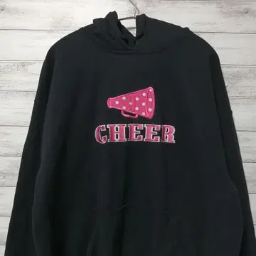 GILDAN 속기모 후드티 L CHEE 자수 USA 구제 의류