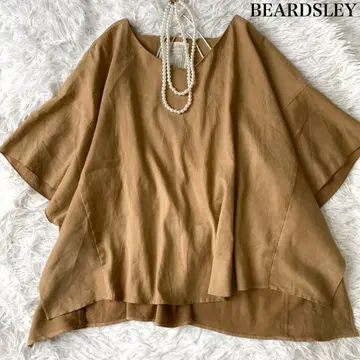 BEARDSLEY 페이크 스웨이드 V넥 풀오버 티셔츠