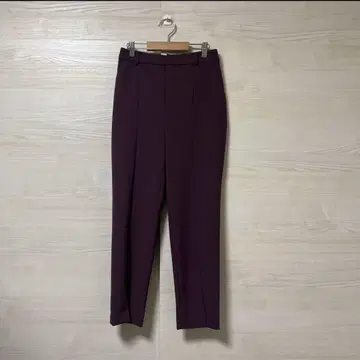 MAYSON GREY 프론트 슬릿 9부 슬림 트라우저 팬츠 무지