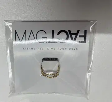 Kis-My-Ft2 키스마이 이어커프 MAGFACT 2025 투어 굿즈