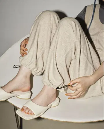 TODAYFUL Square Padded Sandals
