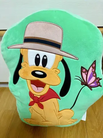 Disney land 경품 플루토 쿠션