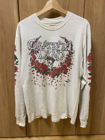 80s GRATEFUL DEAD SKULL&ROSES 롱 T셔츠