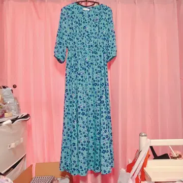 [새상품] 유나이티드 애로우즈 플라워 프린트 맥시 원피스