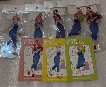 5등분의 신부 라이하 코디 아크릴 스탠드 엽서 TSUTAYA