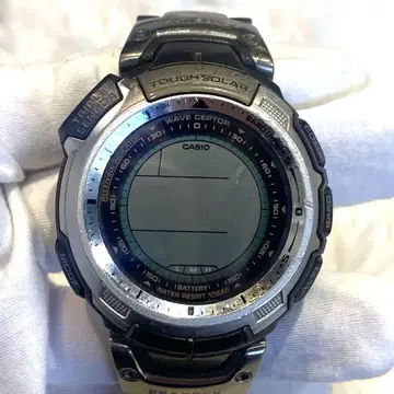 CASIO 디지털 시계 PROTREK PRW-1300TJ 티타늄 밴드