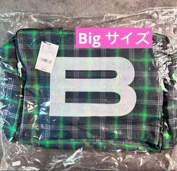 BEEDEN BIG B LOGO BAG 체크 무늬