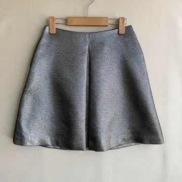 미사용 일본제 유나이티드 애로우즈 여성용 스커트 실버 S