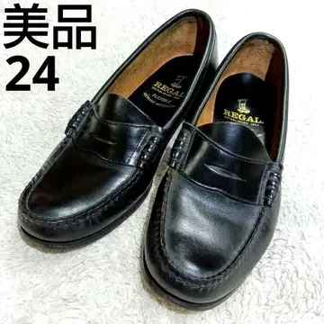 새상품급 리갈 24 REGAL 코인 로퍼 2414 블랙