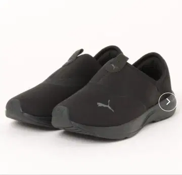 PUMA 블랙 슬립온 23.5cm 새상품