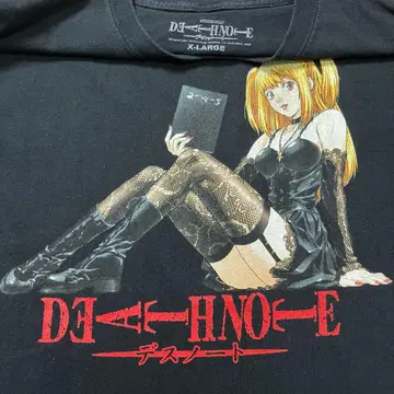 데스노트 애니메이션 티셔츠 DEATH NOTE 미사미사 XL 00s