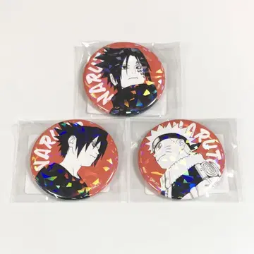 NARUTO 나루토 사스케 올스타 캔뱃지 3세트