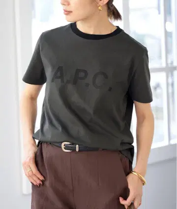 IENA A.P.C./아페쎄 별주 보더 링거 티셔츠 새상품