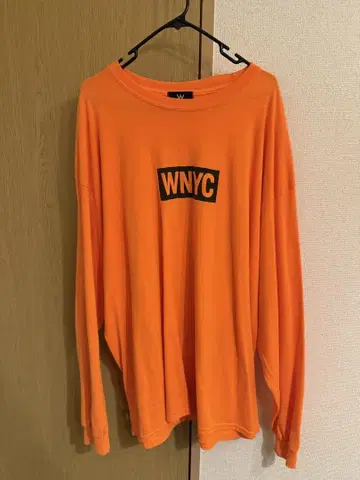 WNYC HATE REVENGE 긴팔 셔츠 오렌지