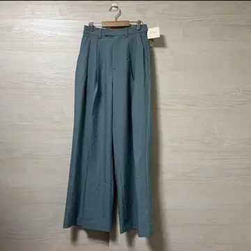 idem 새상품 슬랙스 tuck wide pants 턱 와이드 팬츠