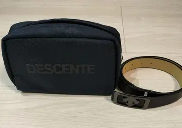 DESCENTE 벨트 파우치 세트