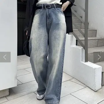 mystic 미스틱 오버다이 와이드 데님