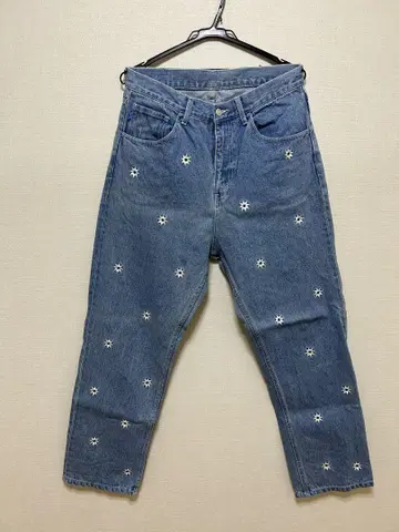 keboz x kick gear 데님 꽃무늬