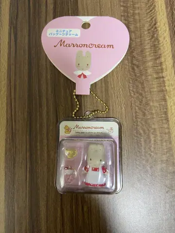 산리오 미니어처 패키지 참 컬렉션 키링 마론크림