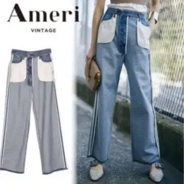 Ameri Vintage REVERSE STRAIGHT DENIM