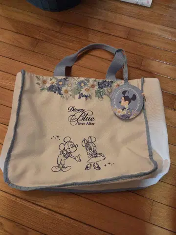 Disney Blue Ever After 토트백