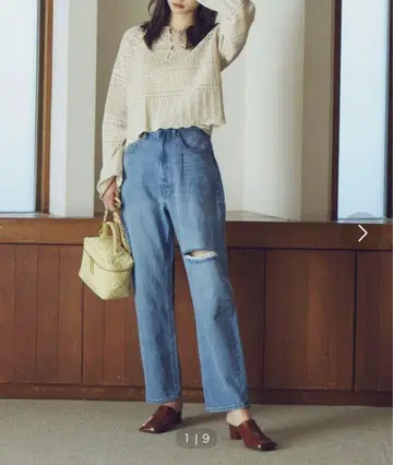N. 데미지 가공 데님 팬츠 S 사이즈